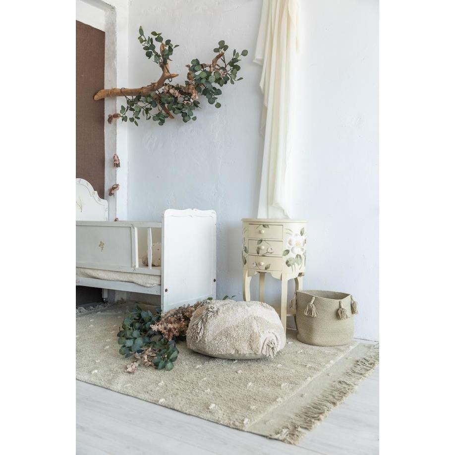 Rugs by Roo | Lorena Canals Woody Olive Basket-BSK-WOODY-OLV