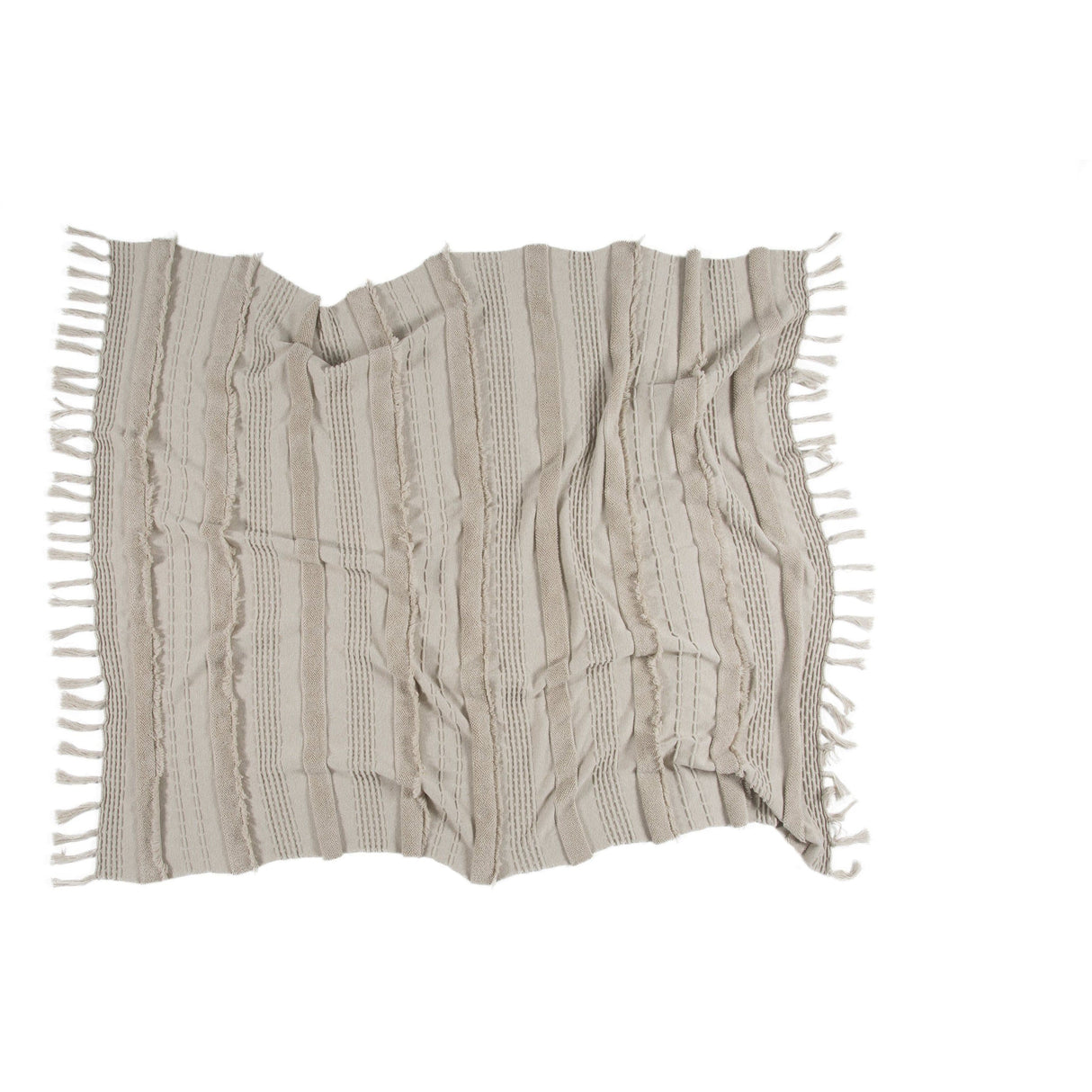 Rugs by Roo | Lorena Canals Air Dune White Knitted Blanket-BLC-AIR-DWH