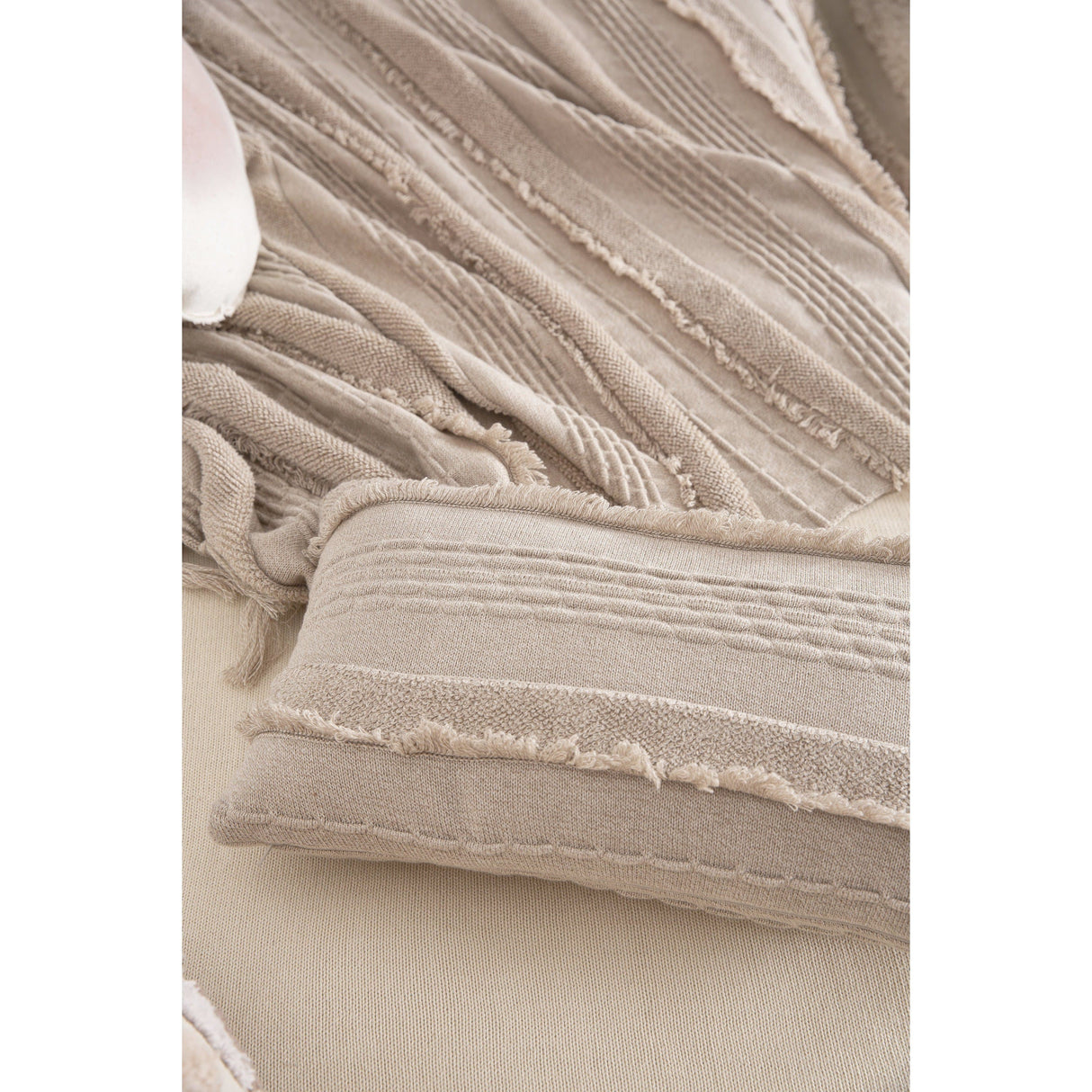 Rugs by Roo | Lorena Canals Air Dune White Knitted Blanket-BLC-AIR-DWH