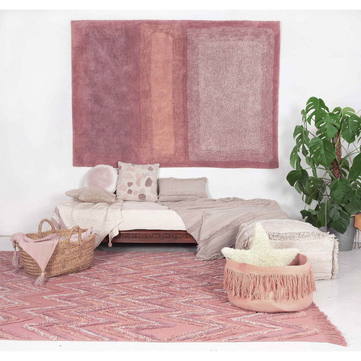 Rugs by Roo | Lorena Canals Air Dune White Knitted Blanket-BLC-AIR-DWH