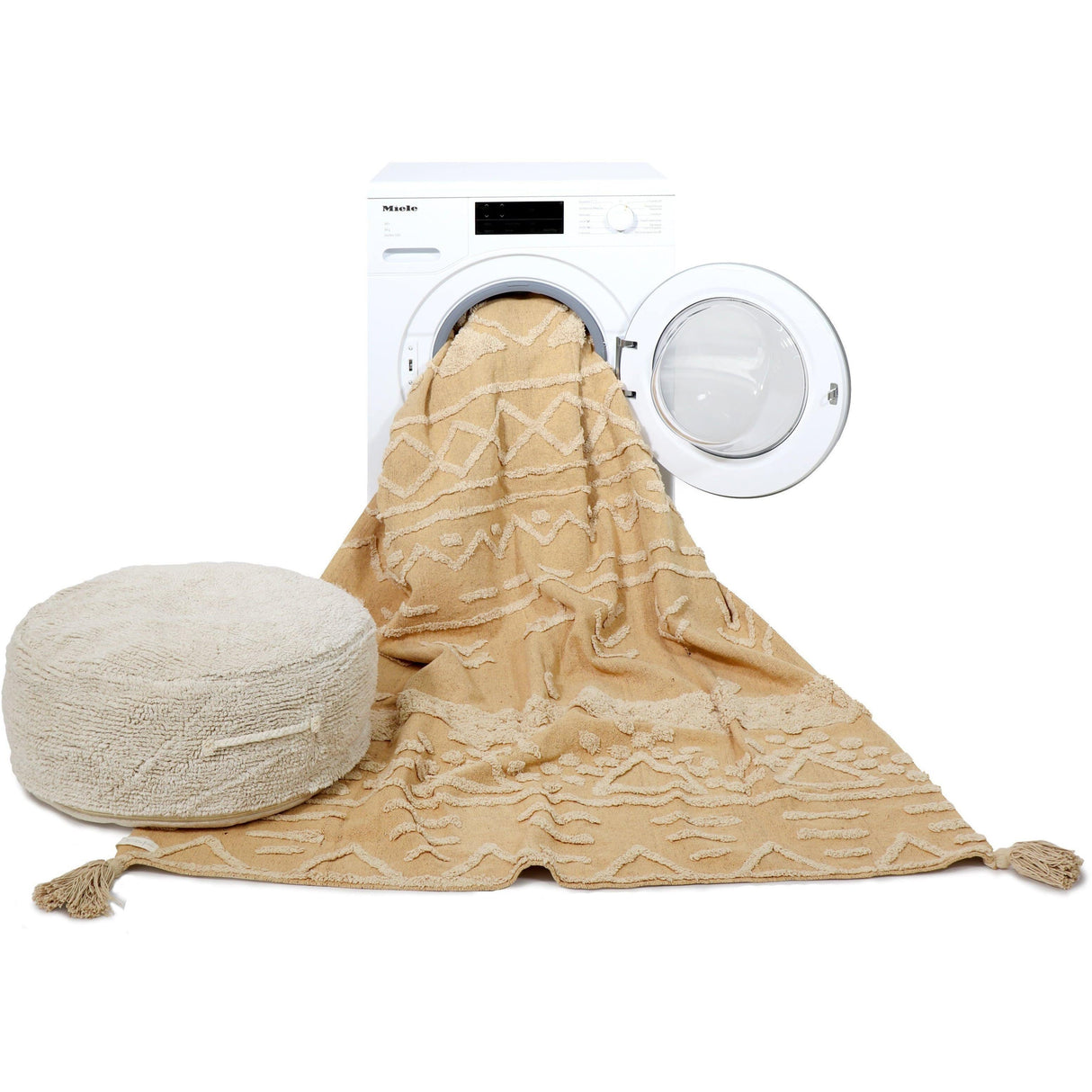 Rugs by Roo | Lorena Canals Chill Natural Pouffe-P-CHILL-NAT