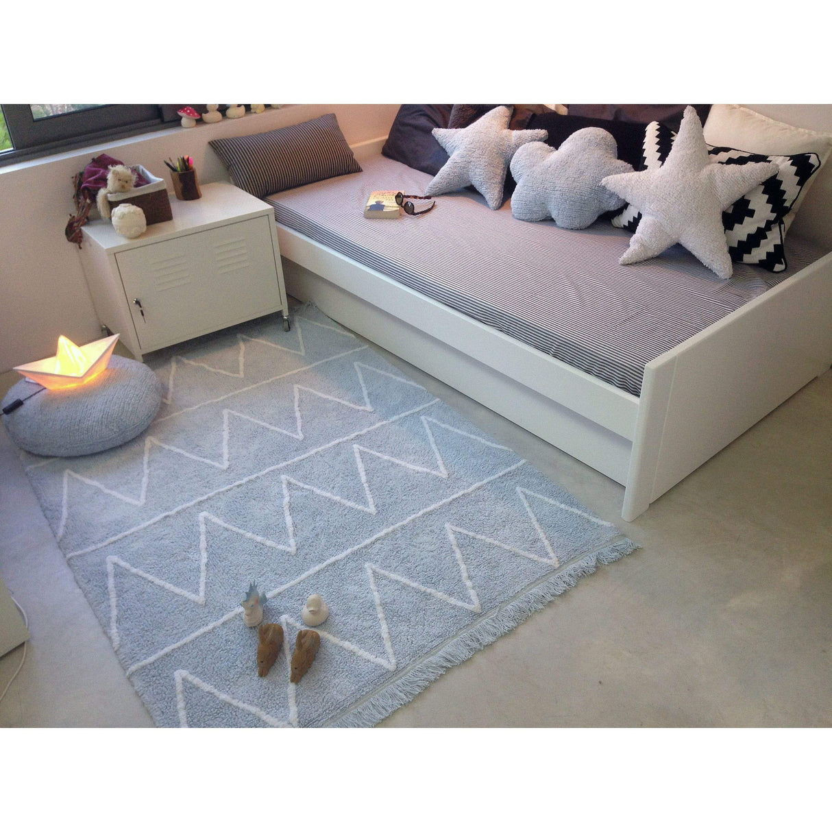 Rugs by Roo | Lorena Canals Cloud Blue Cushion-SC-CL-BL