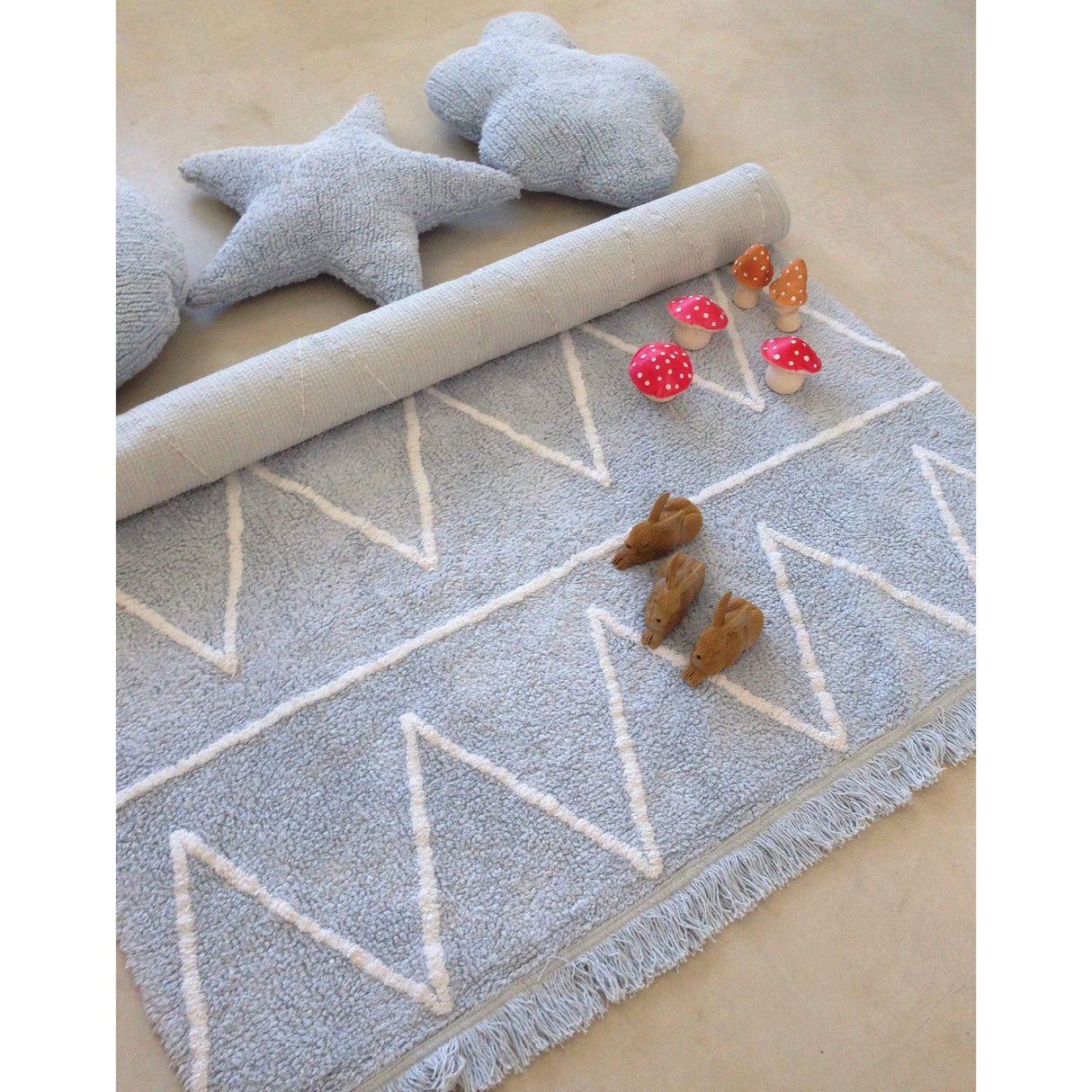 Rugs by Roo | Lorena Canals Cloud Blue Cushion-SC-CL-BL