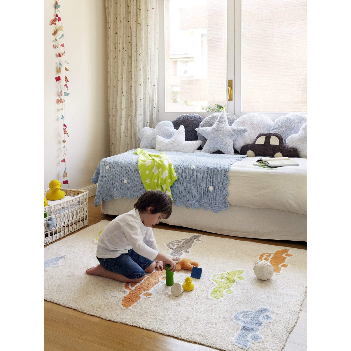 Rugs by Roo | Lorena Canals Cloud Blue Cushion-SC-CL-BL