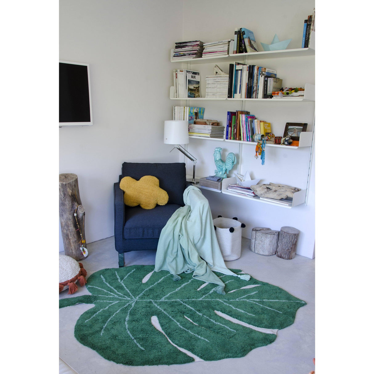Rugs by Roo | Lorena Canals Cloud Mustard Cushion-SC-CL-MU