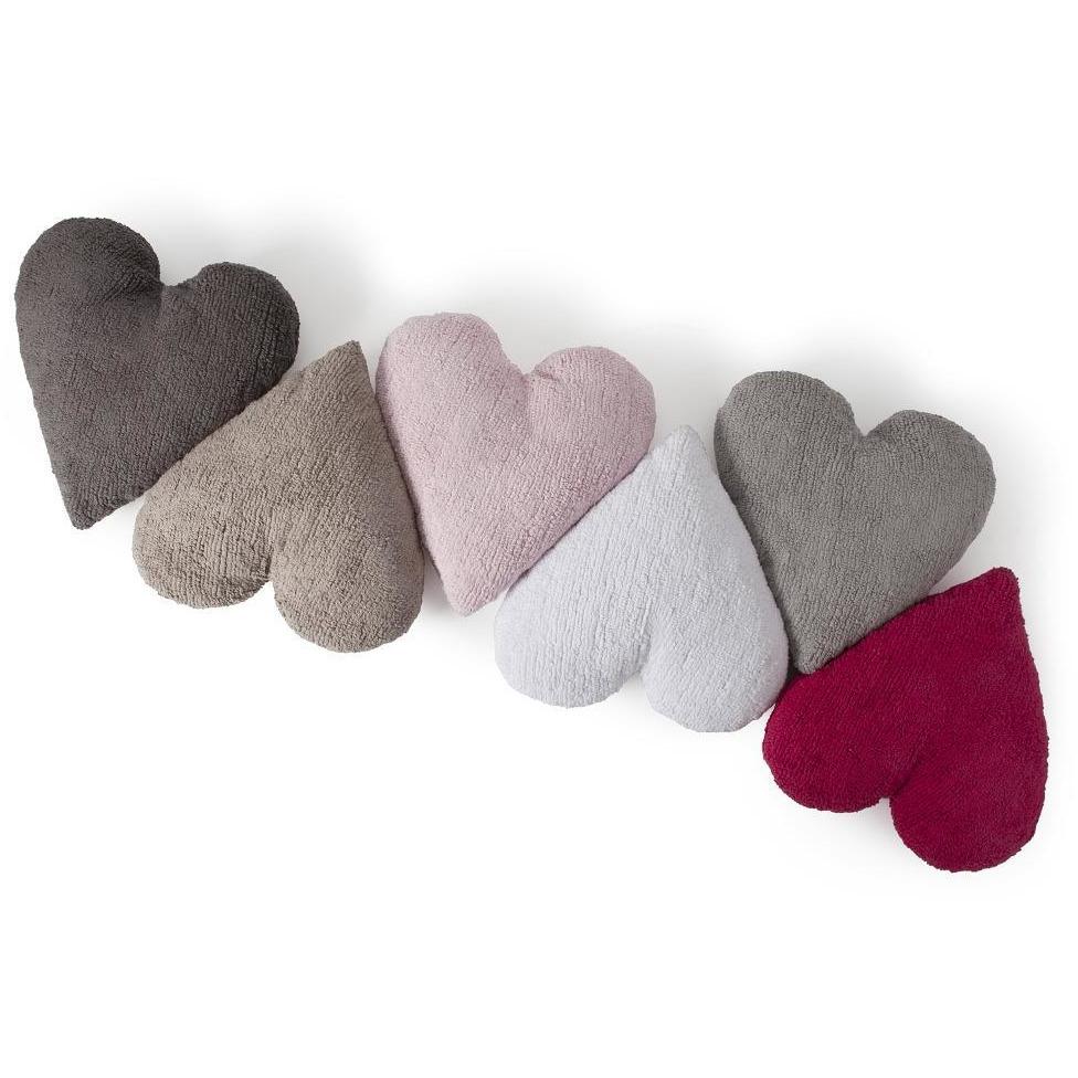 Rugs by Roo | Lorena Canals Heart Pink Cushion-SC-HE-PK