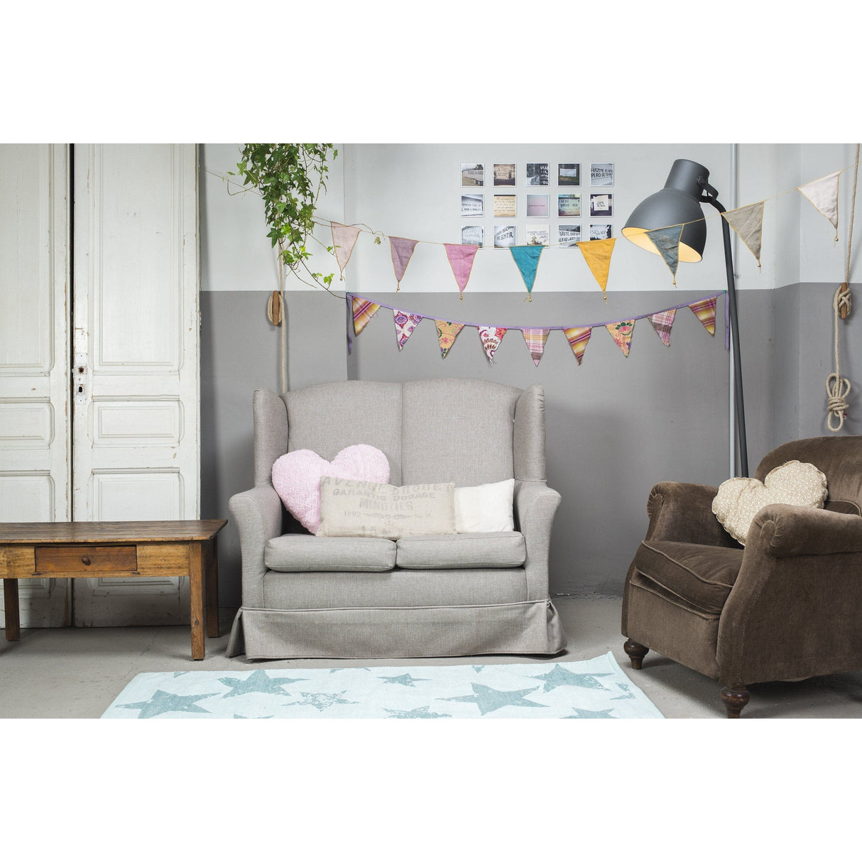 Rugs by Roo | Lorena Canals Heart Pink Cushion-SC-HE-PK