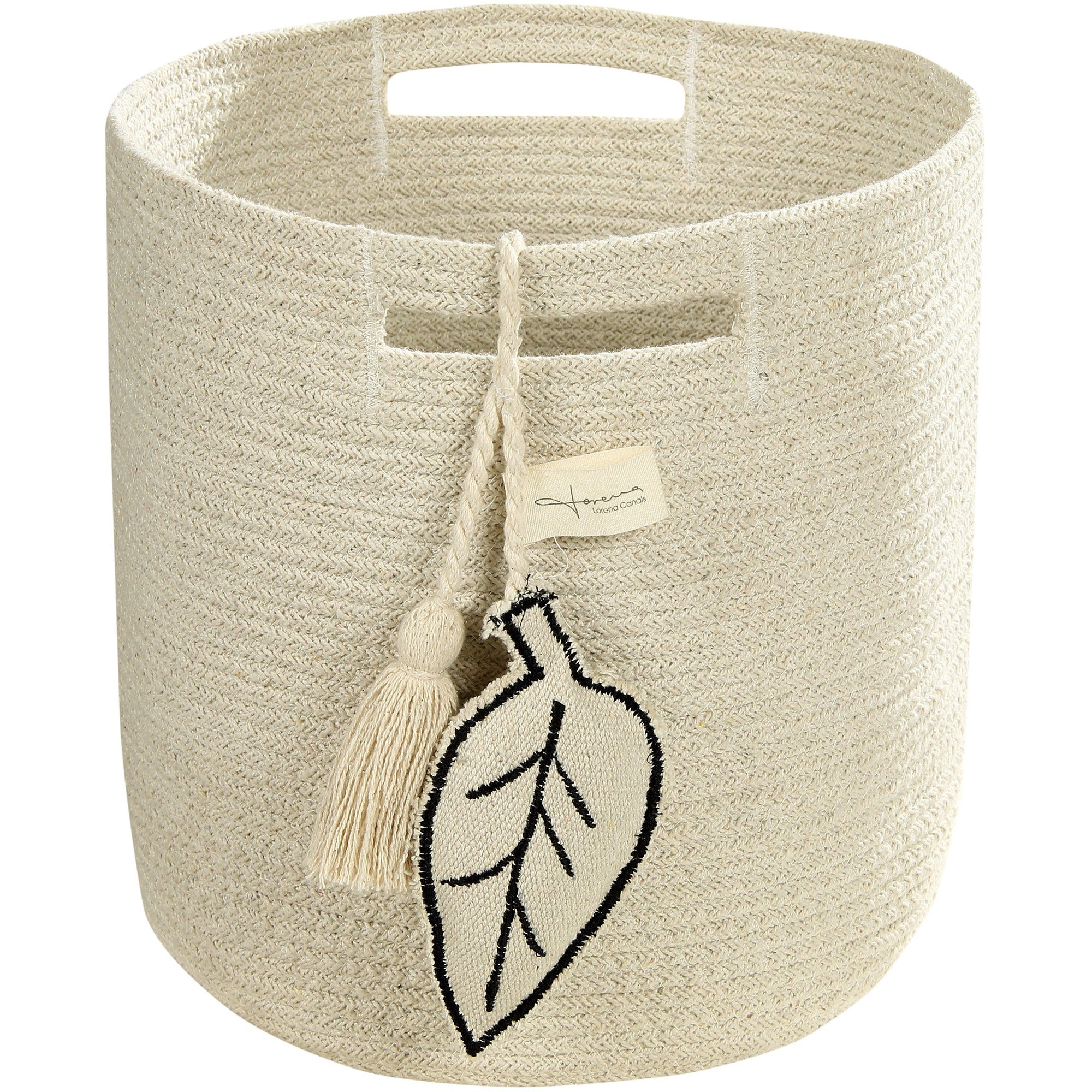 Rugs by Roo | Lorena Canals Leaf Natural Basket-BSK-LEAF-NAT