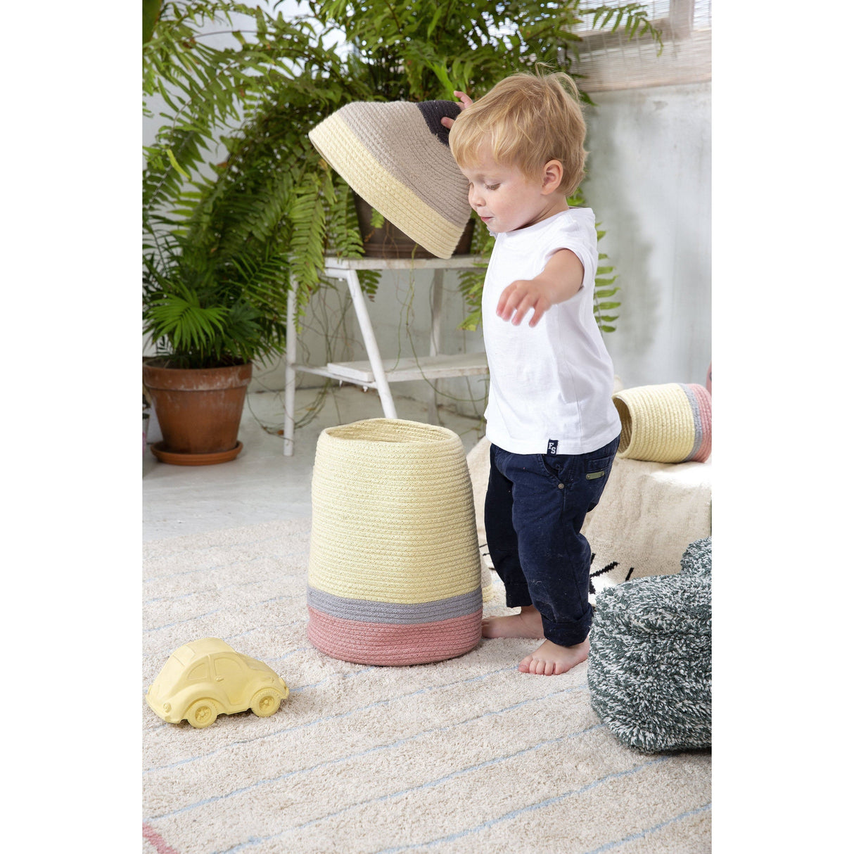 Rugs by Roo | Lorena Canals Pencil Large Basket-BSK-PENCIL-L