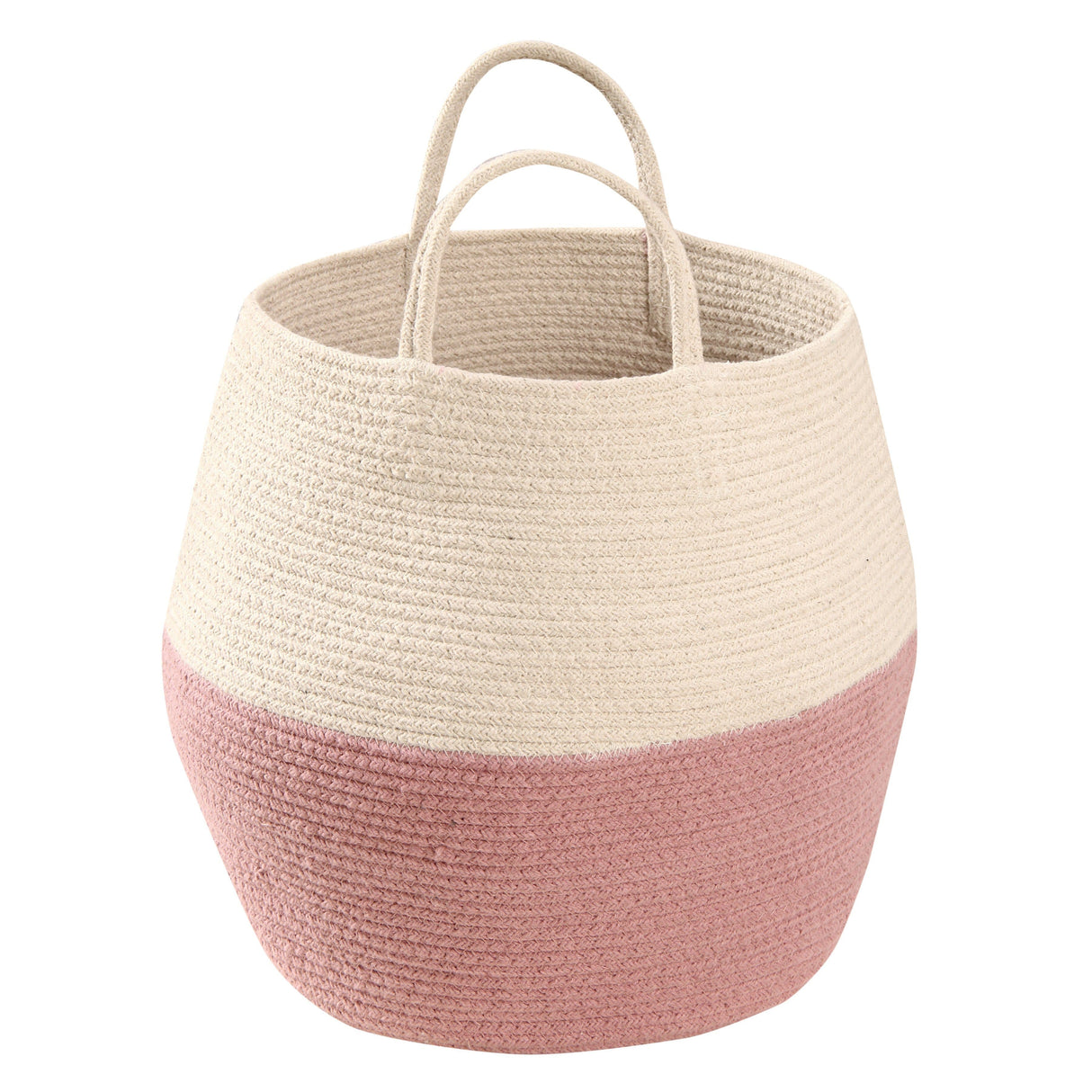 Rugs by Roo | Lorena Canals Zoco Ash Rose Natural Basket-BSK-ZOCO-ASH