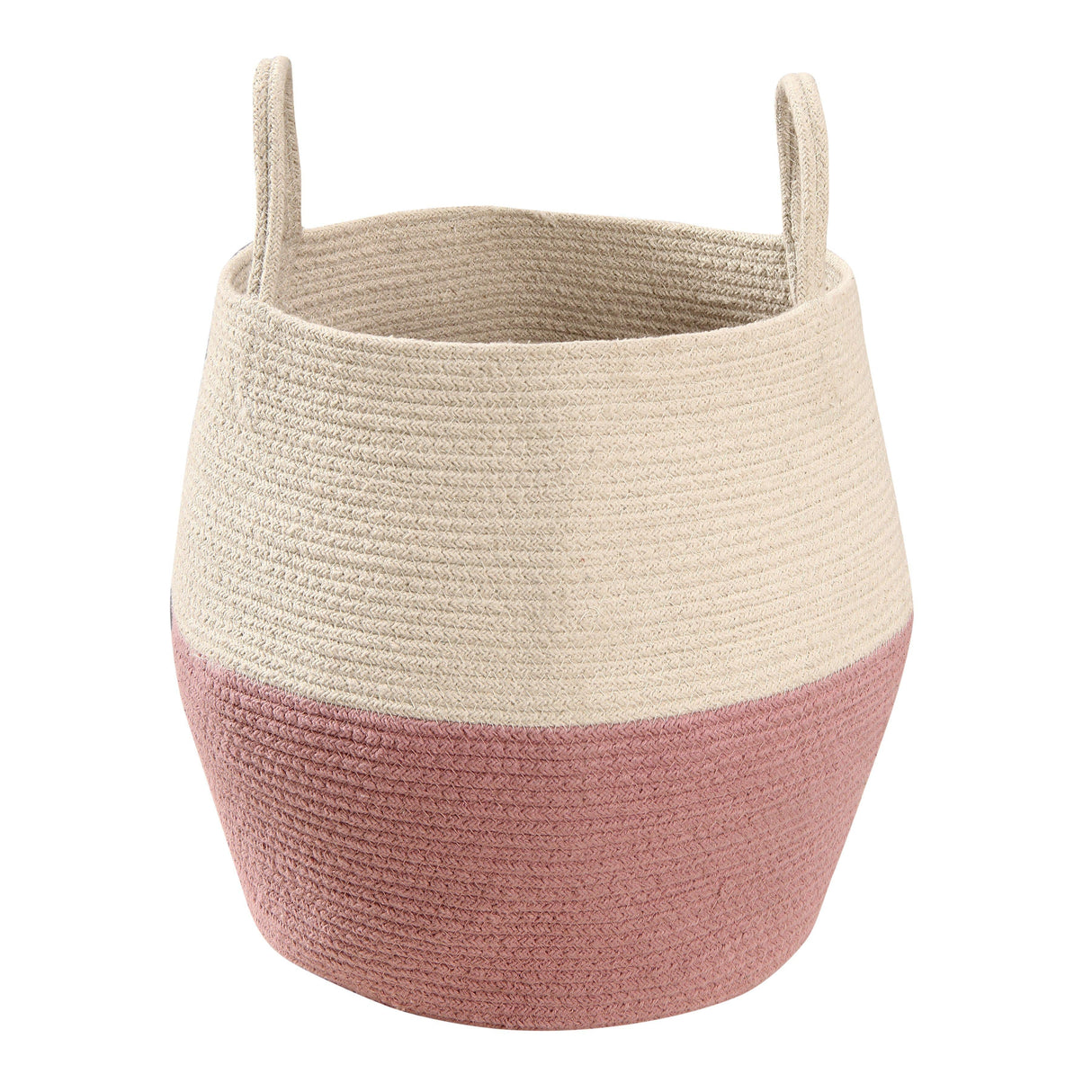 Rugs by Roo | Lorena Canals Zoco Ash Rose Natural Basket-BSK-ZOCO-ASH