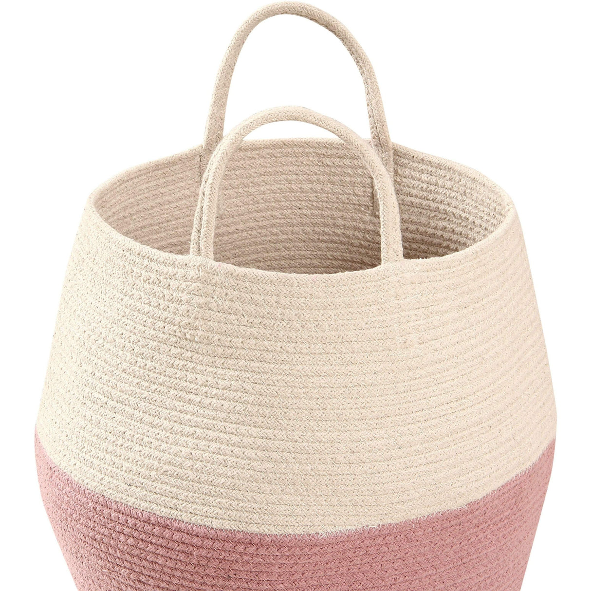 Rugs by Roo | Lorena Canals Zoco Ash Rose Natural Basket-BSK-ZOCO-ASH