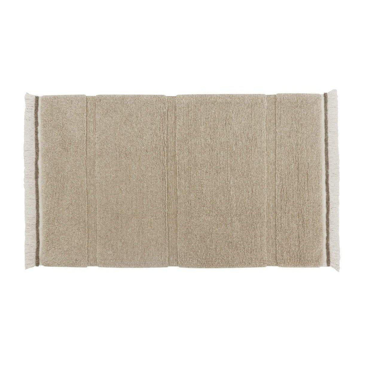 Rugs by Roo | Lorena Canals Steppe Beige Woolable Area Rug-WO-STEPPE-BG-S