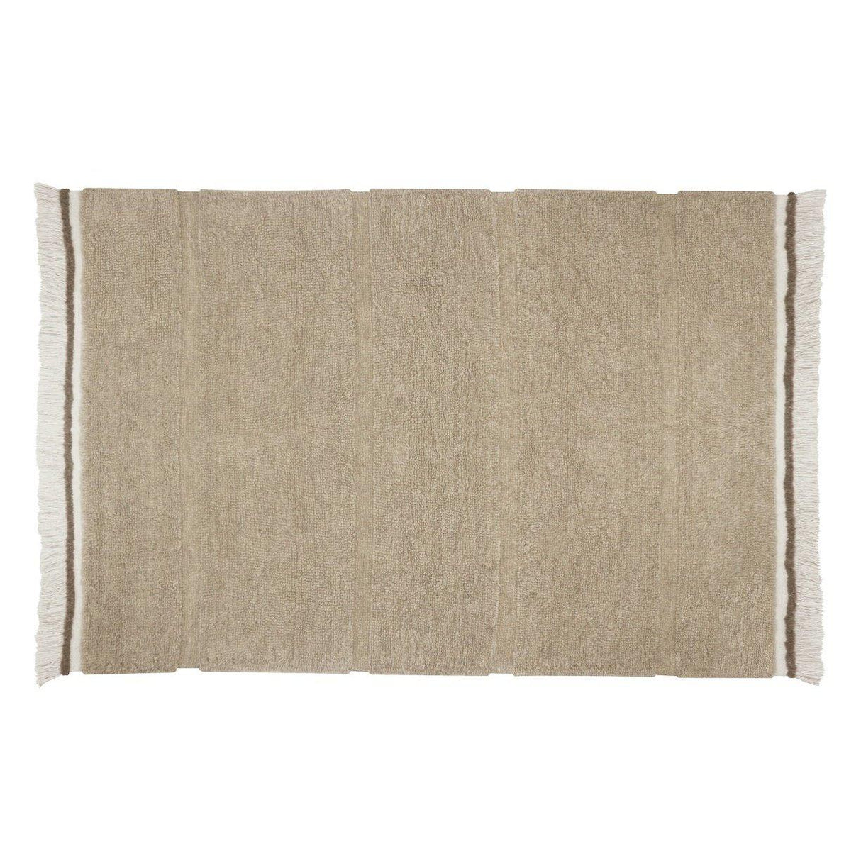 Rugs by Roo | Lorena Canals Steppe Beige Woolable Area Rug-WO-STEPPE-BG-K
