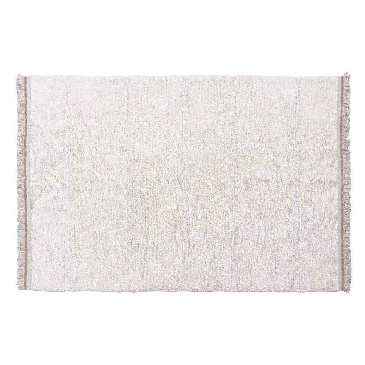 Rugs by Roo | Lorena Canals Steppe White Woolable Area Rug-WO-STEPPE-WH-L