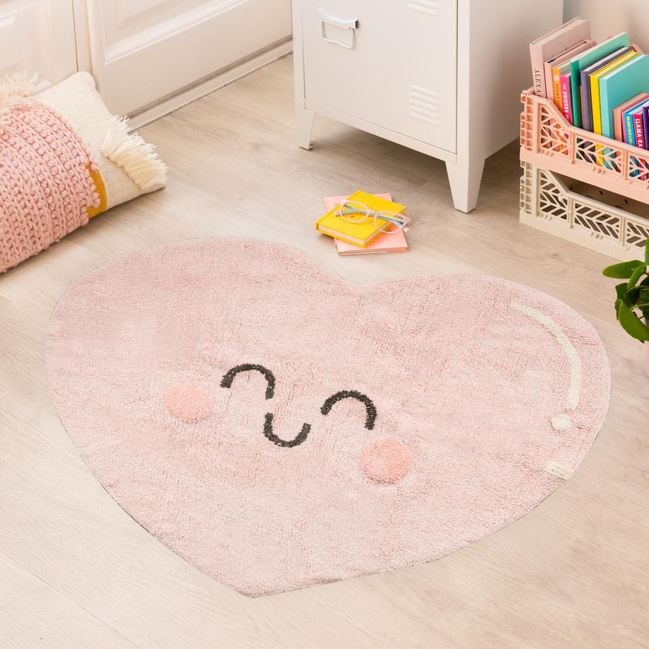 Rugs by Roo | Lorena Canals Happy Heart Washable Rug-C-MW-HEART