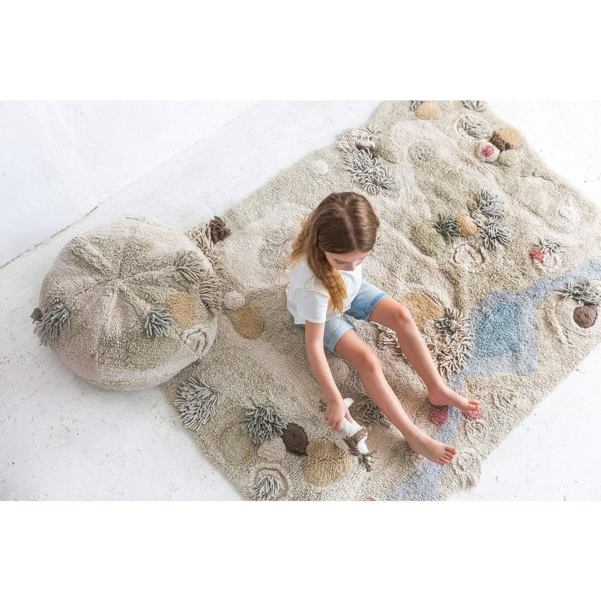 Rugs by Roo | Lorena Canals Path of Nature Washable Play Rug-C-PATH