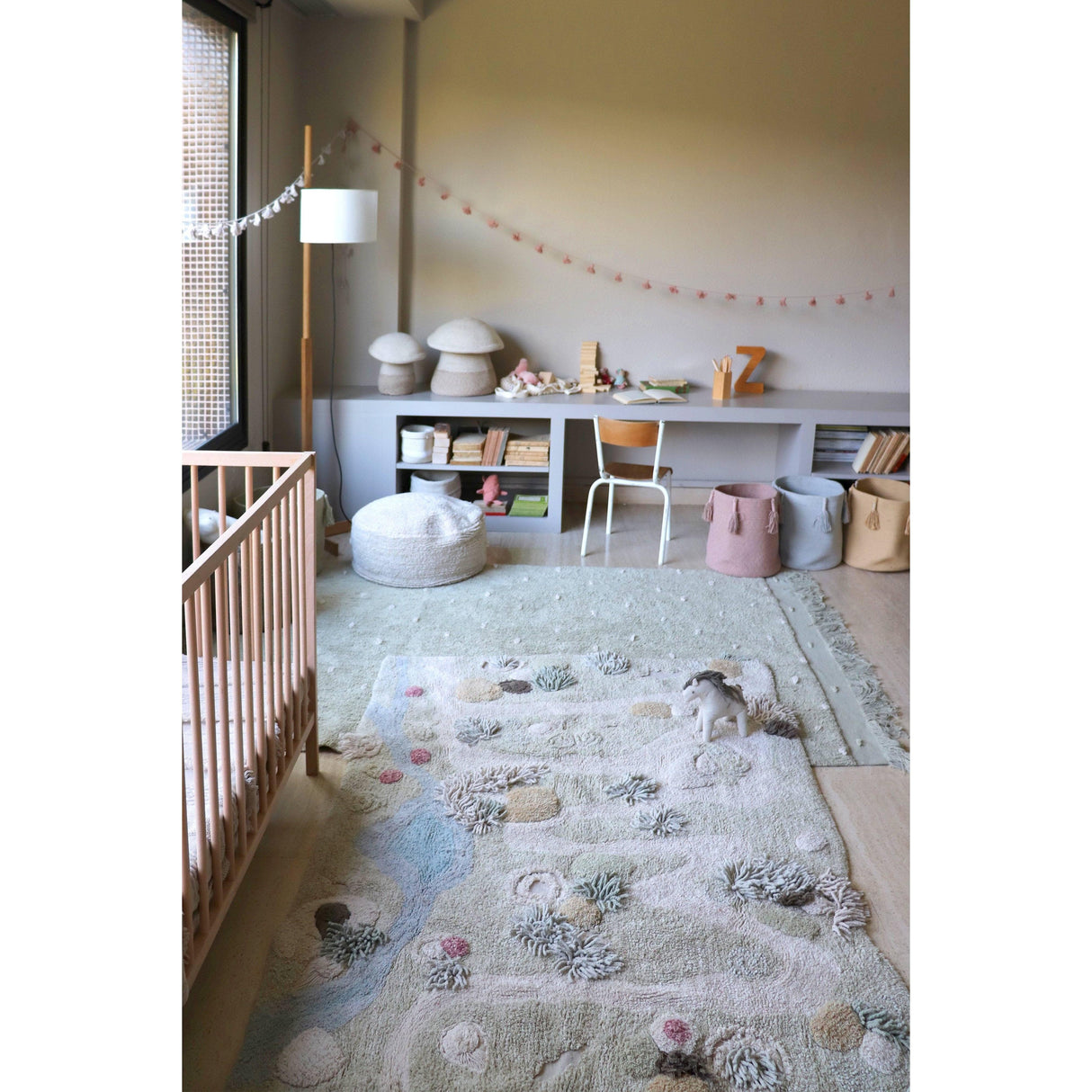 Rugs by Roo | Lorena Canals Path of Nature Washable Play Rug-C-PATH