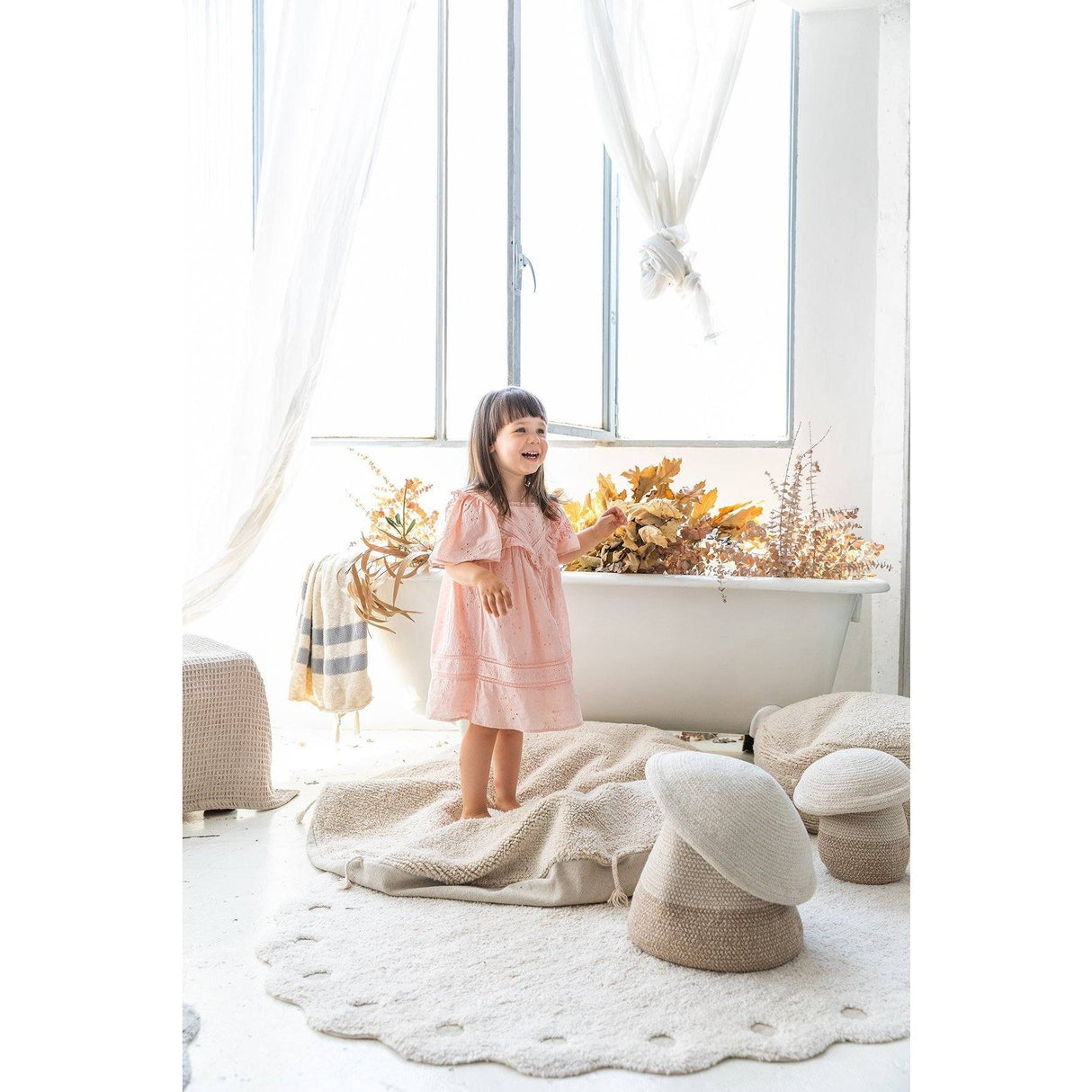 Rugs by Roo | Lorena Canals Picone Ivory Washable Rug-C-PICONE-IVO