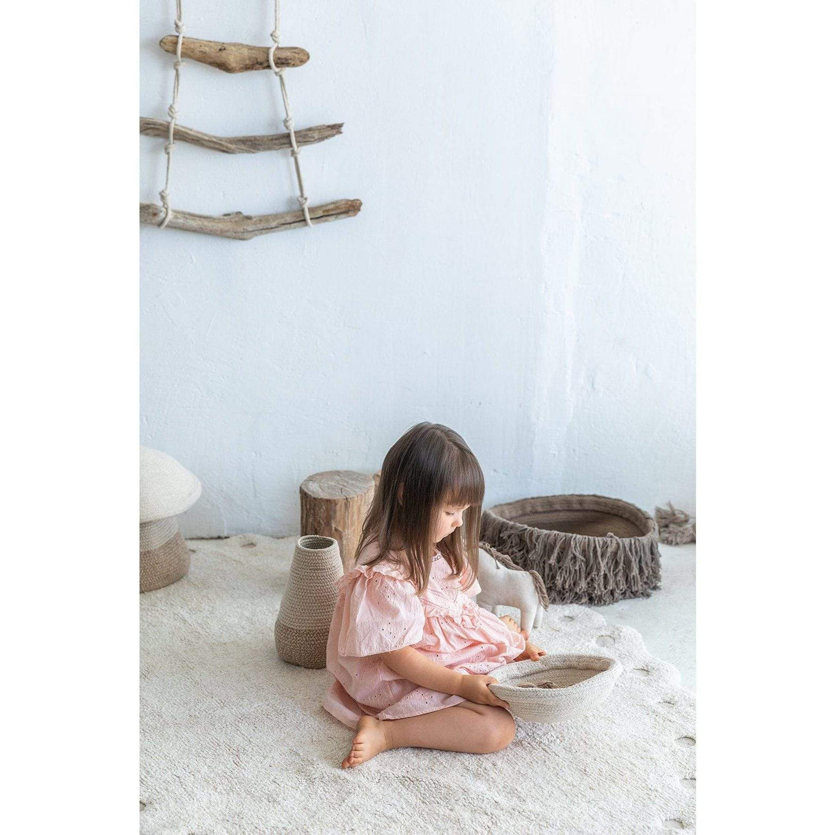 Rugs by Roo | Lorena Canals Picone Ivory Washable Rug-C-PICONE-IVO