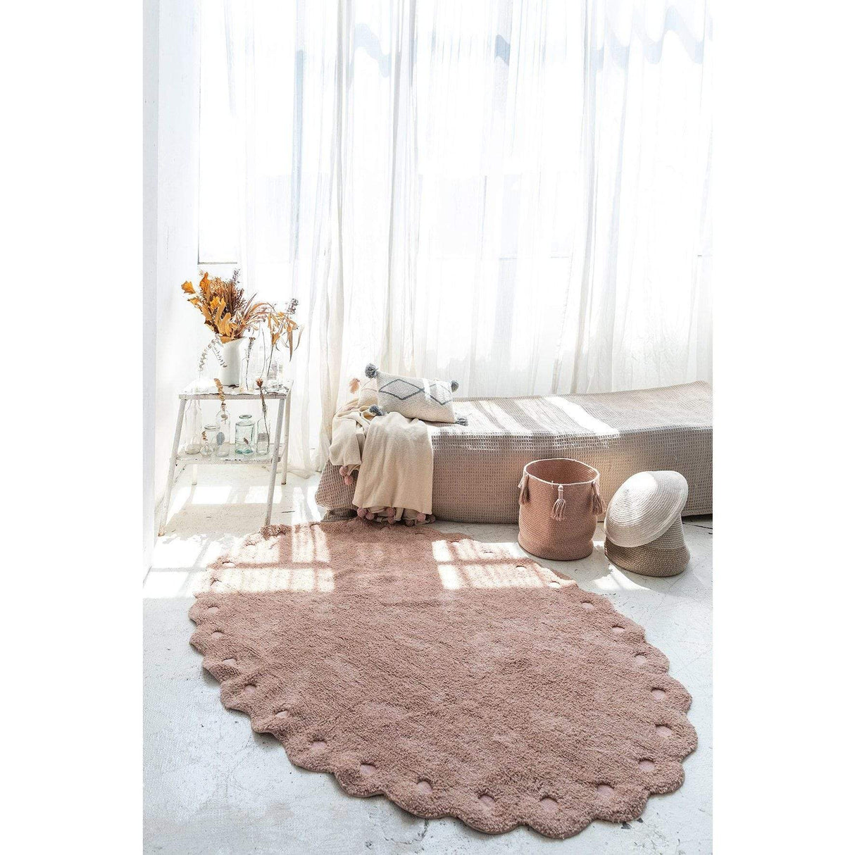 Rugs by Roo | Lorena Canals Picone Vintage Nude Washable Rug-C-PICONE-VNU