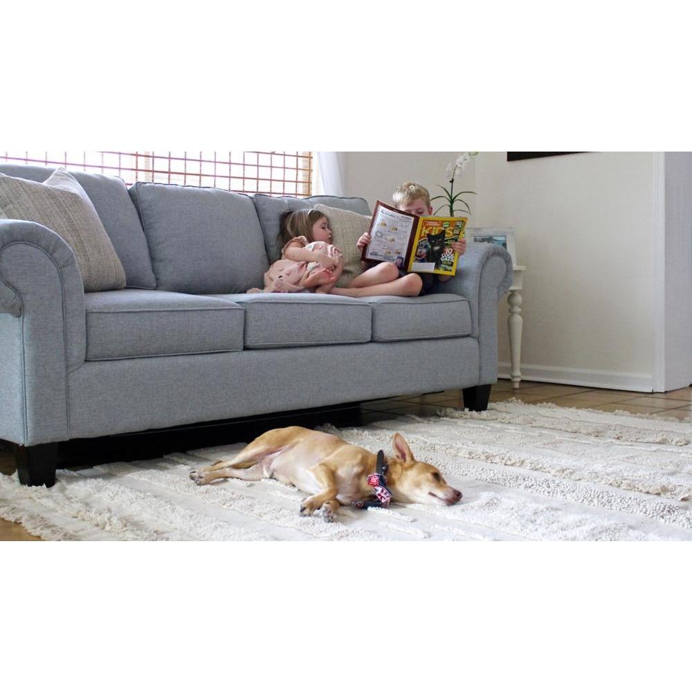 Rugs by Roo | Lorena Canals Air Dune White Natural Machine Washable Area Rug-C-AIR-NAT