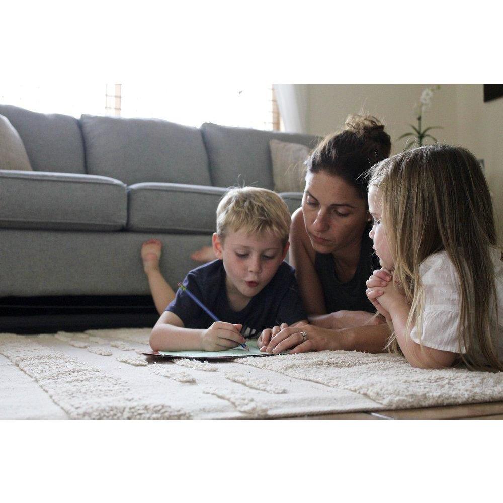 Rugs by Roo | Lorena Canals Air Dune White Natural Machine Washable Area Rug-C-AIR-NAT