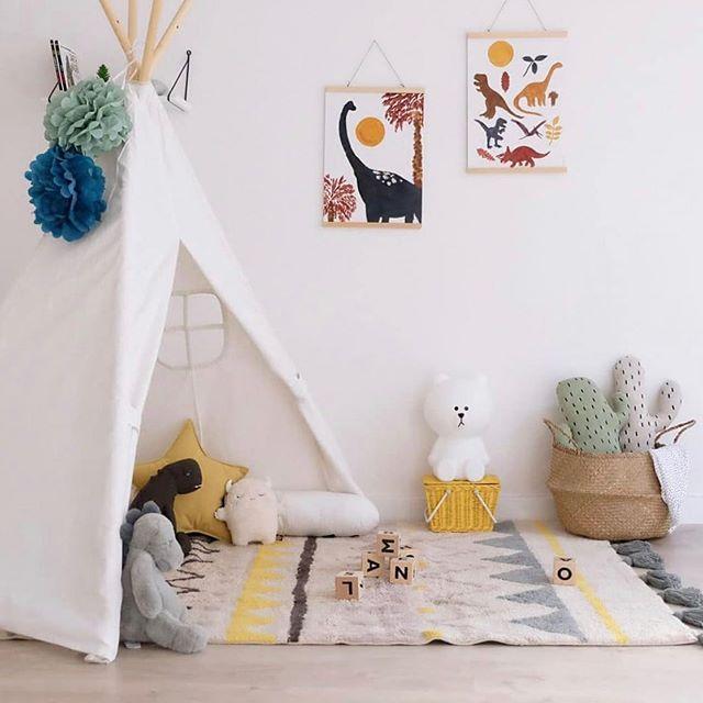 Rugs by Roo | Lorena Canals Azteca Natural Vintage Blue Machine Washable Area Rug-C-AZ-NVB