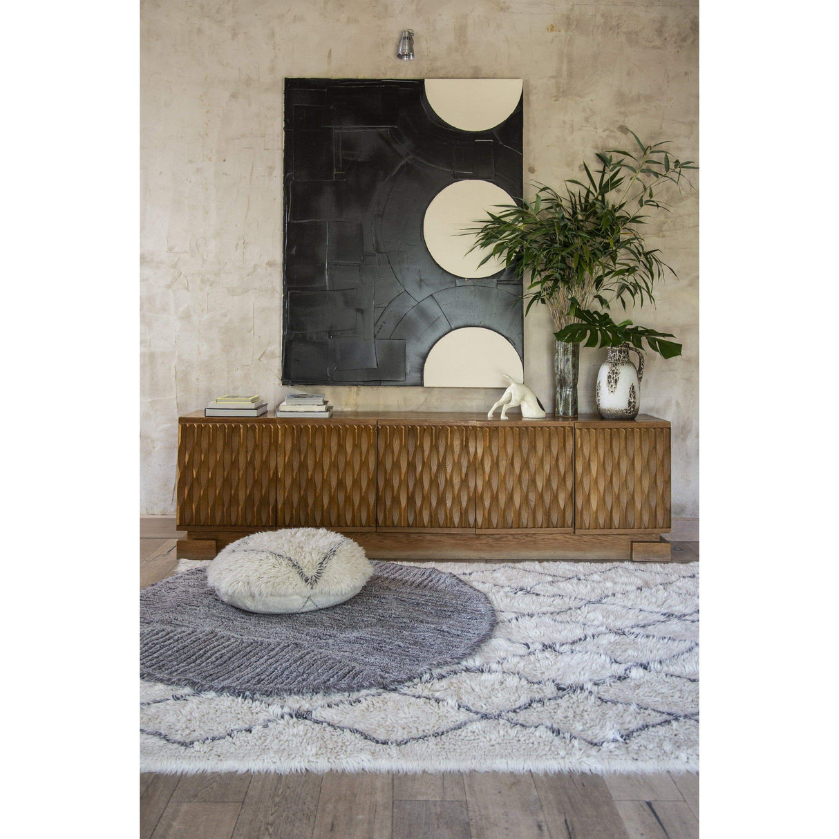 Rugs by Roo | Lorena Canals Berber Soul Wool Washable Area Rug-WO-BERB-S