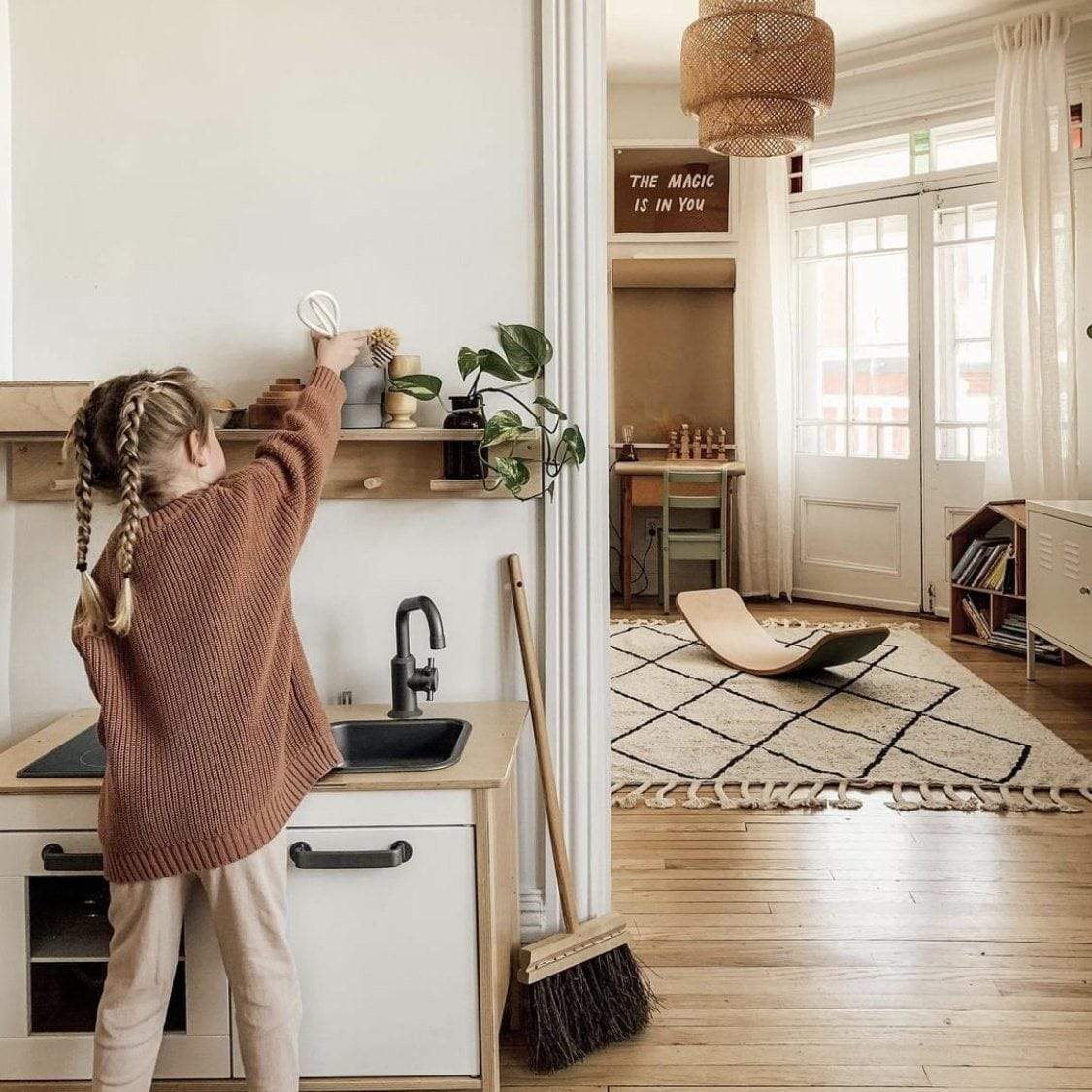 Rugs by Roo | Lorena Canals Bereber Beige Machine Washable Area Rug-C-BW-BE-BEIGE