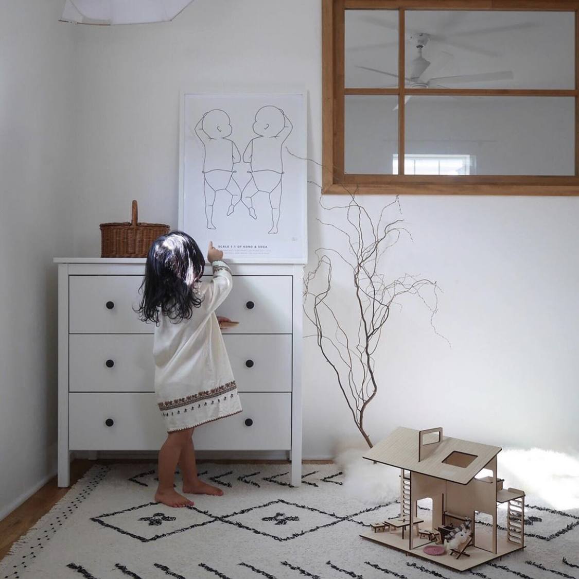 Rugs by Roo | Lorena Canals Bereber Rhombs Machine Washable Area Rug-C-BER-RHOMBS