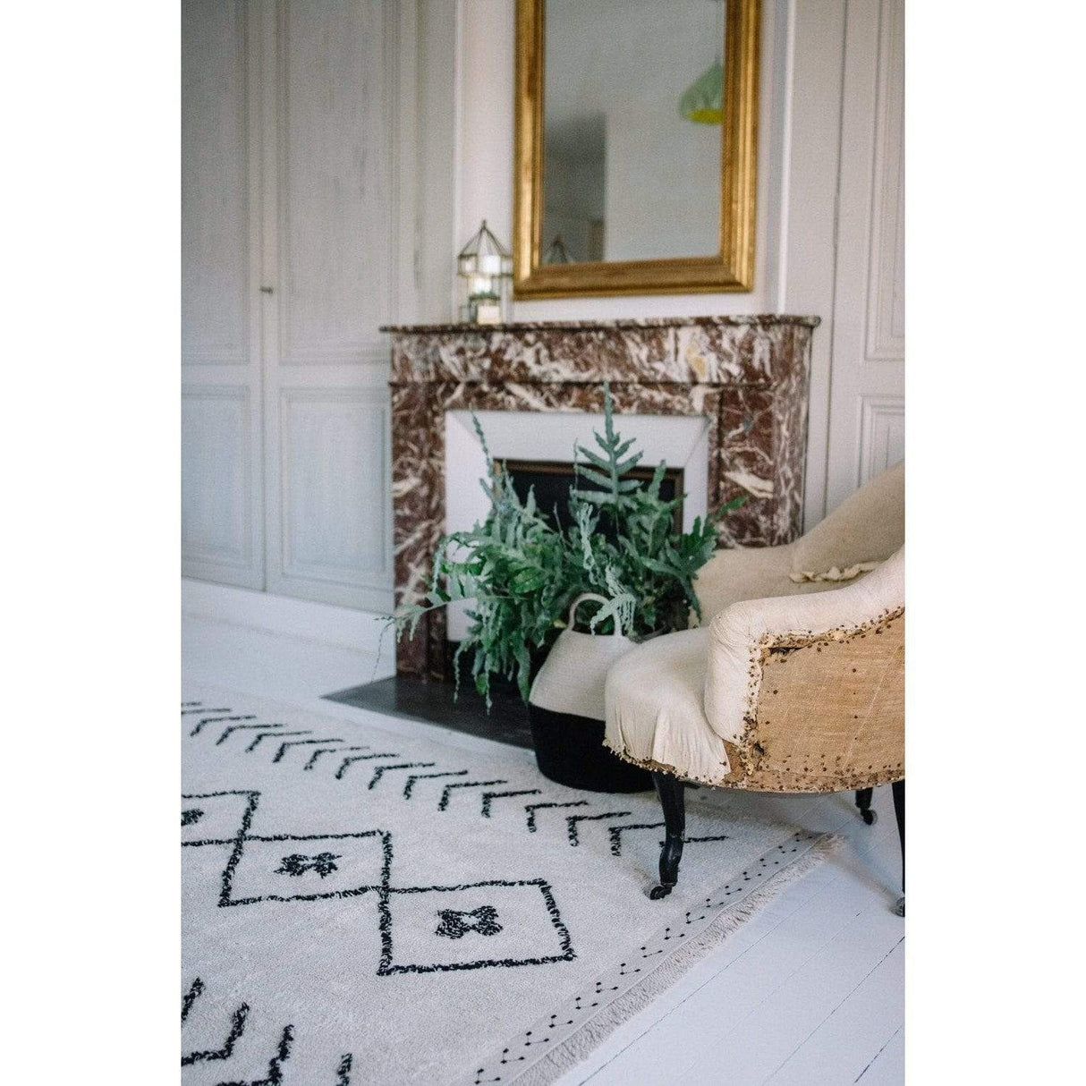 Rugs by Roo | Lorena Canals Bereber Rhombs Machine Washable Area Rug-C-BER-RHOMBS