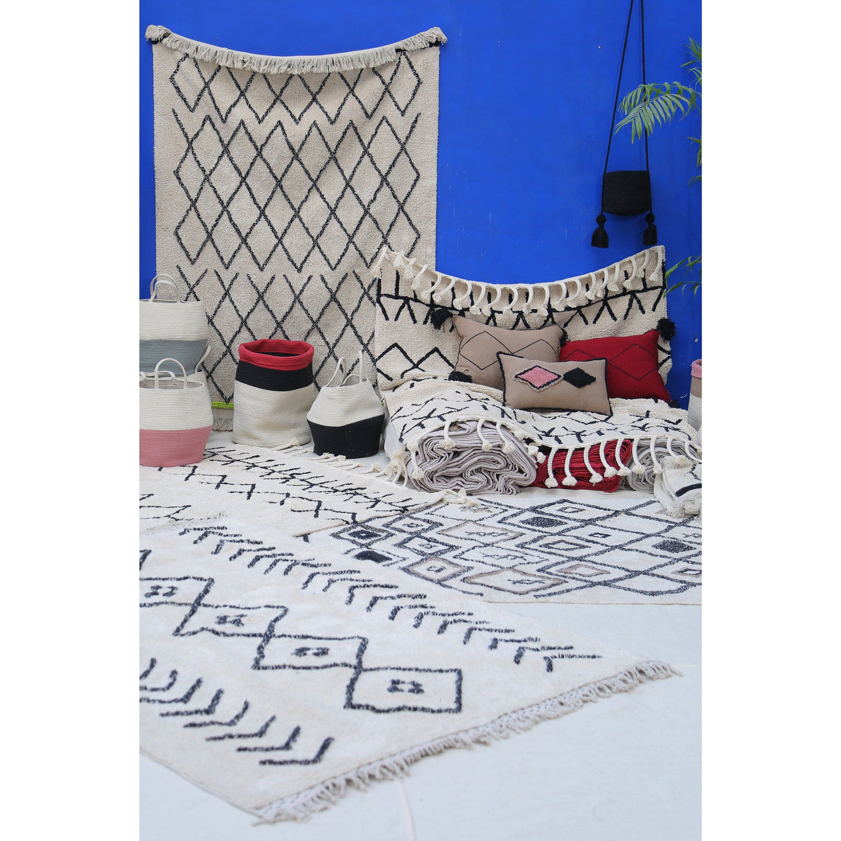 Rugs by Roo | Lorena Canals Bereber Rhombs Machine Washable Area Rug-C-BER-RHOMBS