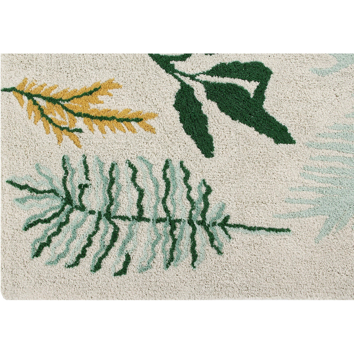 Rugs by Roo | Lorena Canals Botanic Plants Machine Washable Area Rug-C-BOTANIC