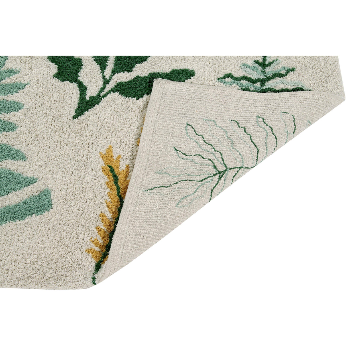 Rugs by Roo | Lorena Canals Botanic Plants Machine Washable Area Rug-C-BOTANIC