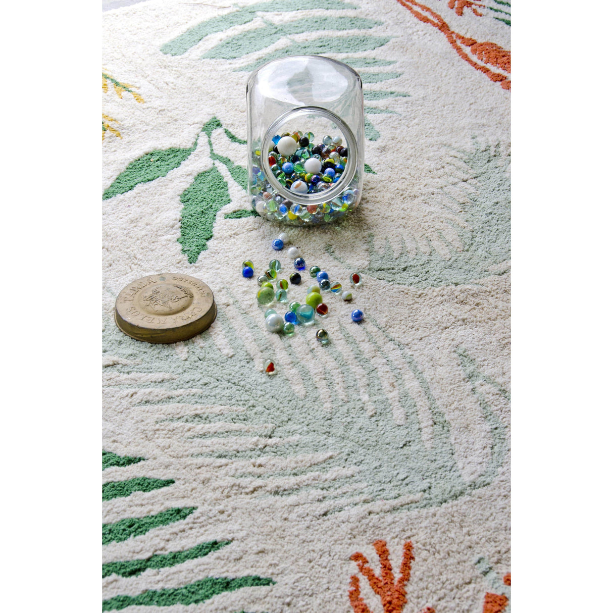 Rugs by Roo | Lorena Canals Botanic Plants Machine Washable Area Rug-C-BOTANIC