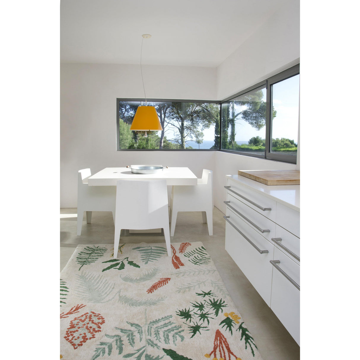 Rugs by Roo | Lorena Canals Botanic Plants Machine Washable Area Rug-C-BOTANIC