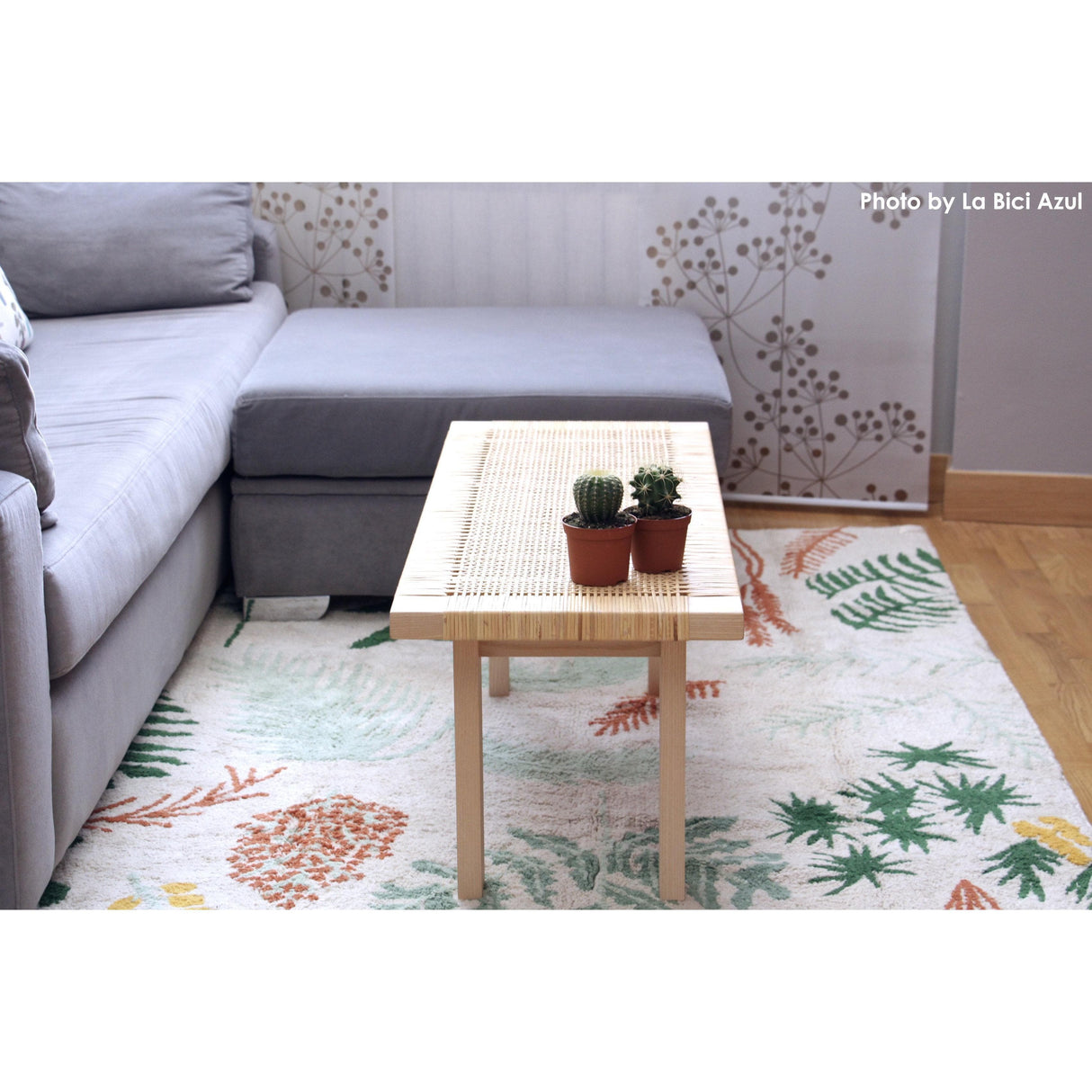 Rugs by Roo | Lorena Canals Botanic Plants Machine Washable Area Rug-C-BOTANIC