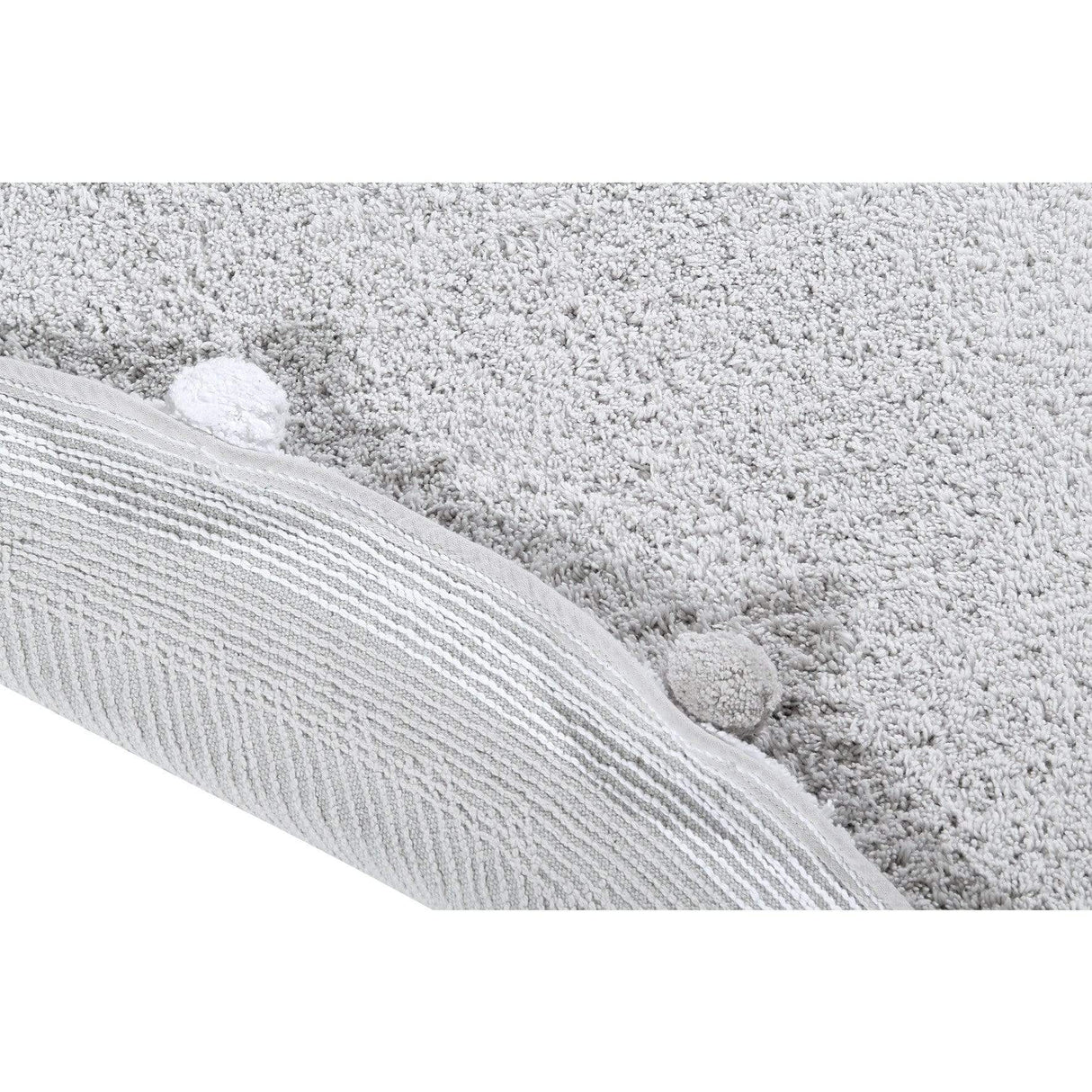 Rugs by Roo | Lorena Canals Bubbly Light Grey Machine Washable Area Rug-C-BUBBLY-GR