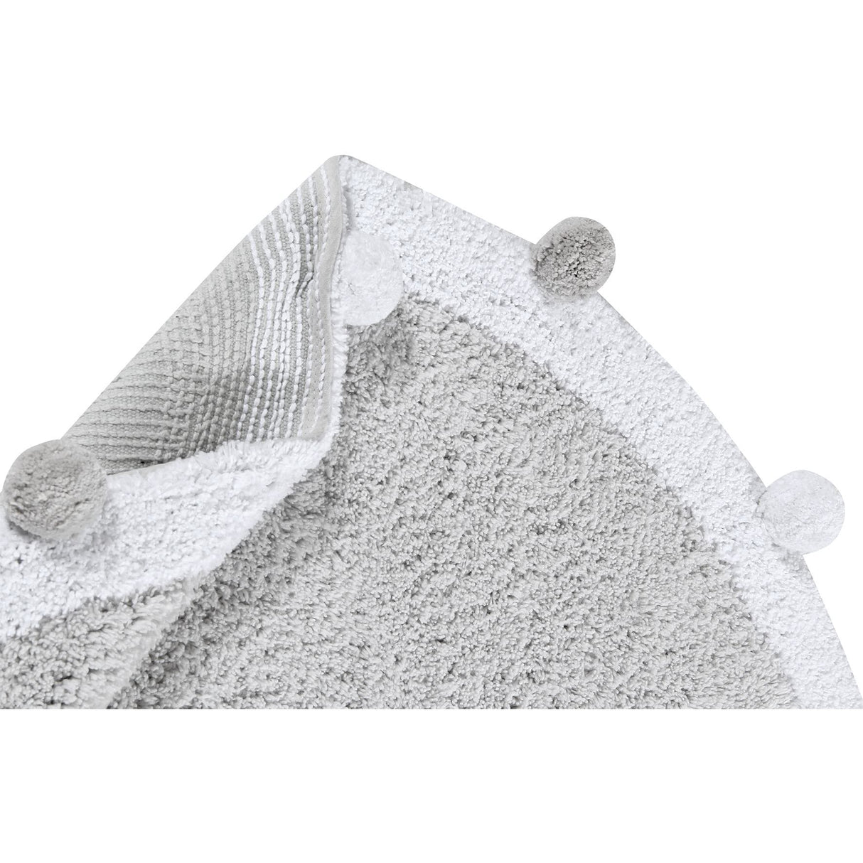 Rugs by Roo | Lorena Canals Bubbly Light Grey Machine Washable Area Rug-C-BUBBLY-GR