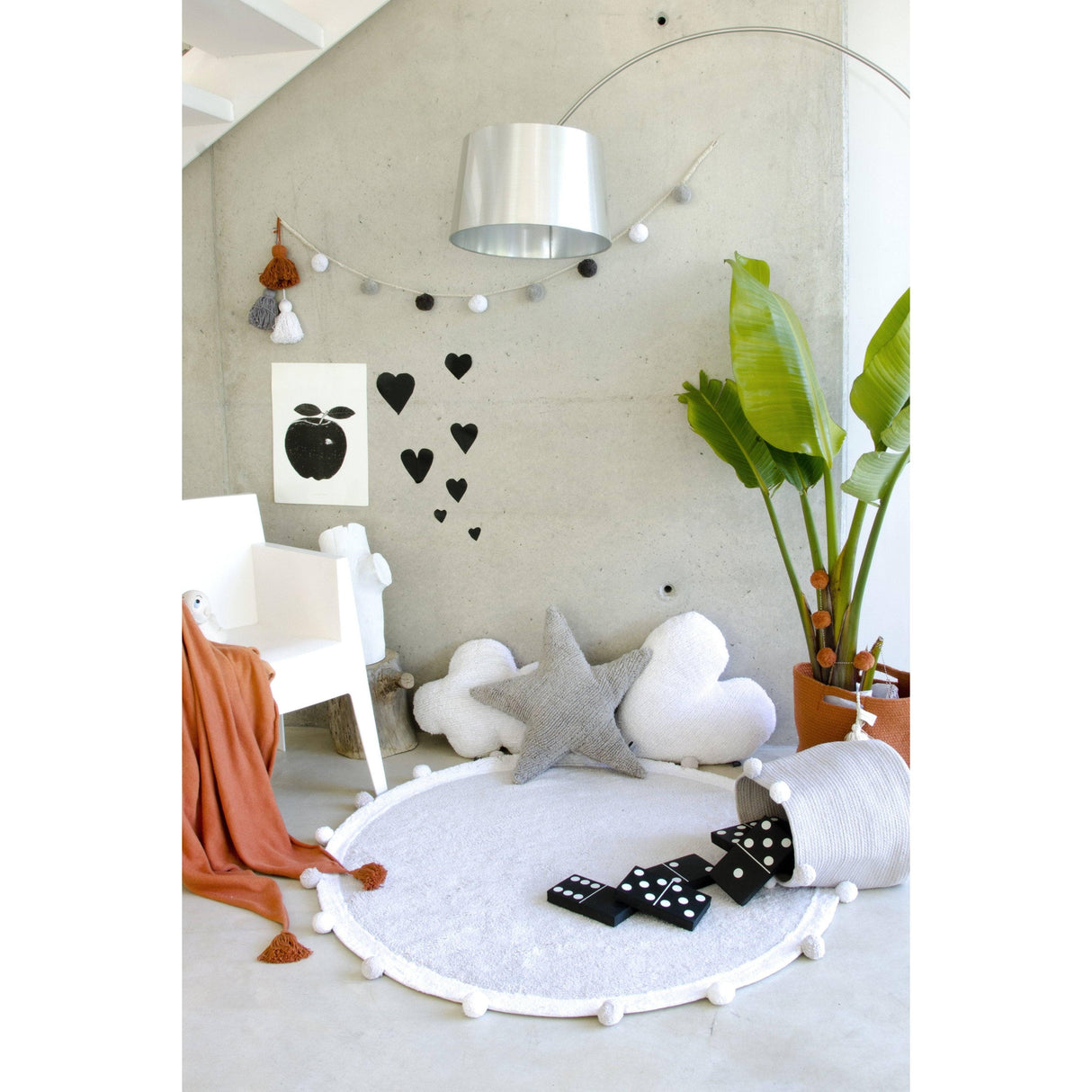 Rugs by Roo | Lorena Canals Bubbly Light Grey Machine Washable Area Rug-C-BUBBLY-GR