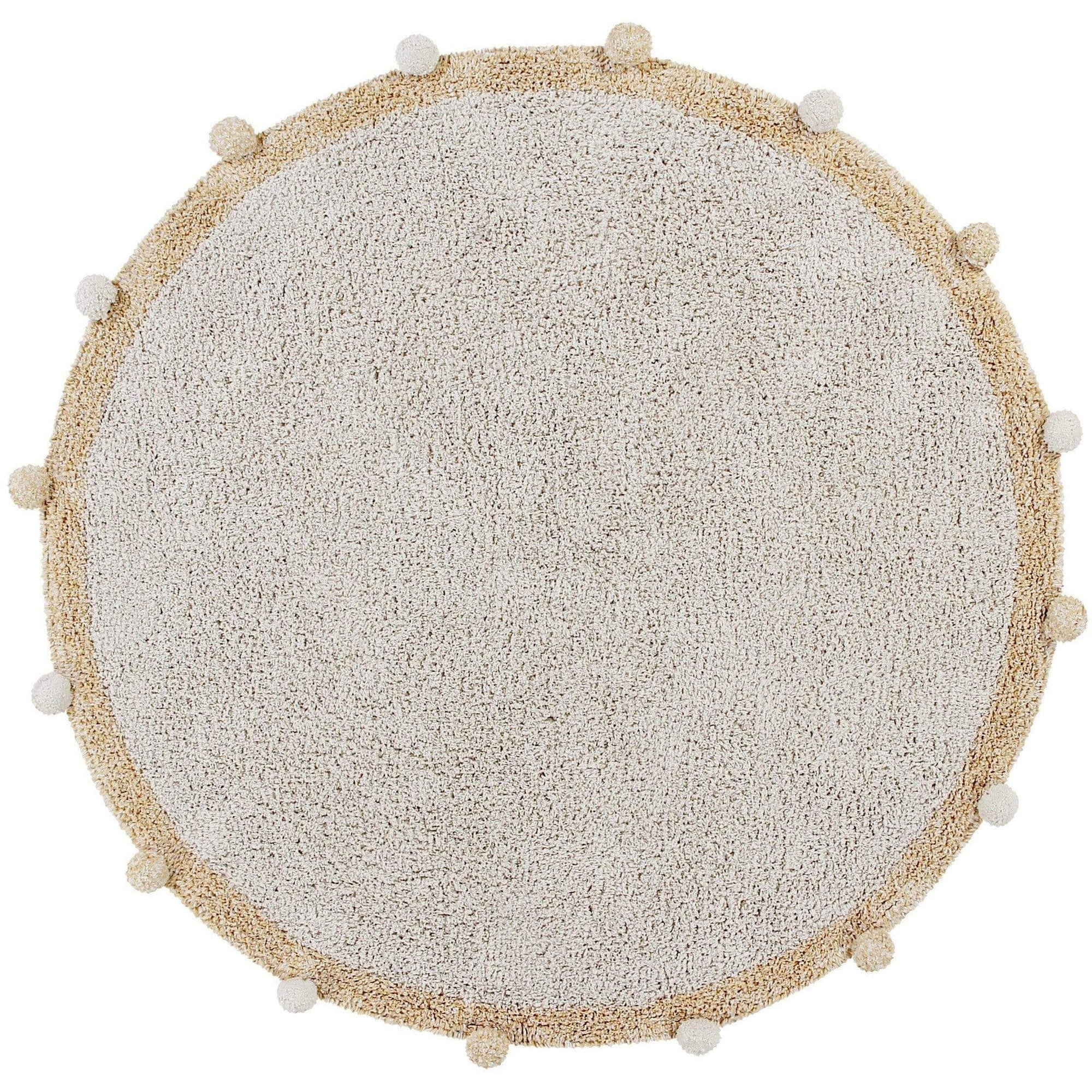 Rugs by Roo | Lorena Canals Bubbly Natural Honey Washable Area Rug-C-BUBBLY-HNY
