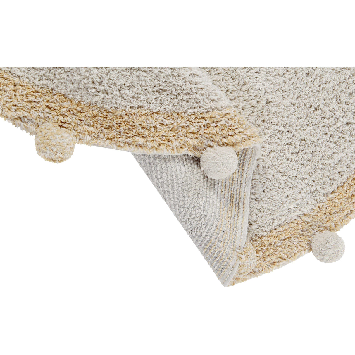 Rugs by Roo | Lorena Canals Bubbly Natural Honey Washable Area Rug-C-BUBBLY-HNY