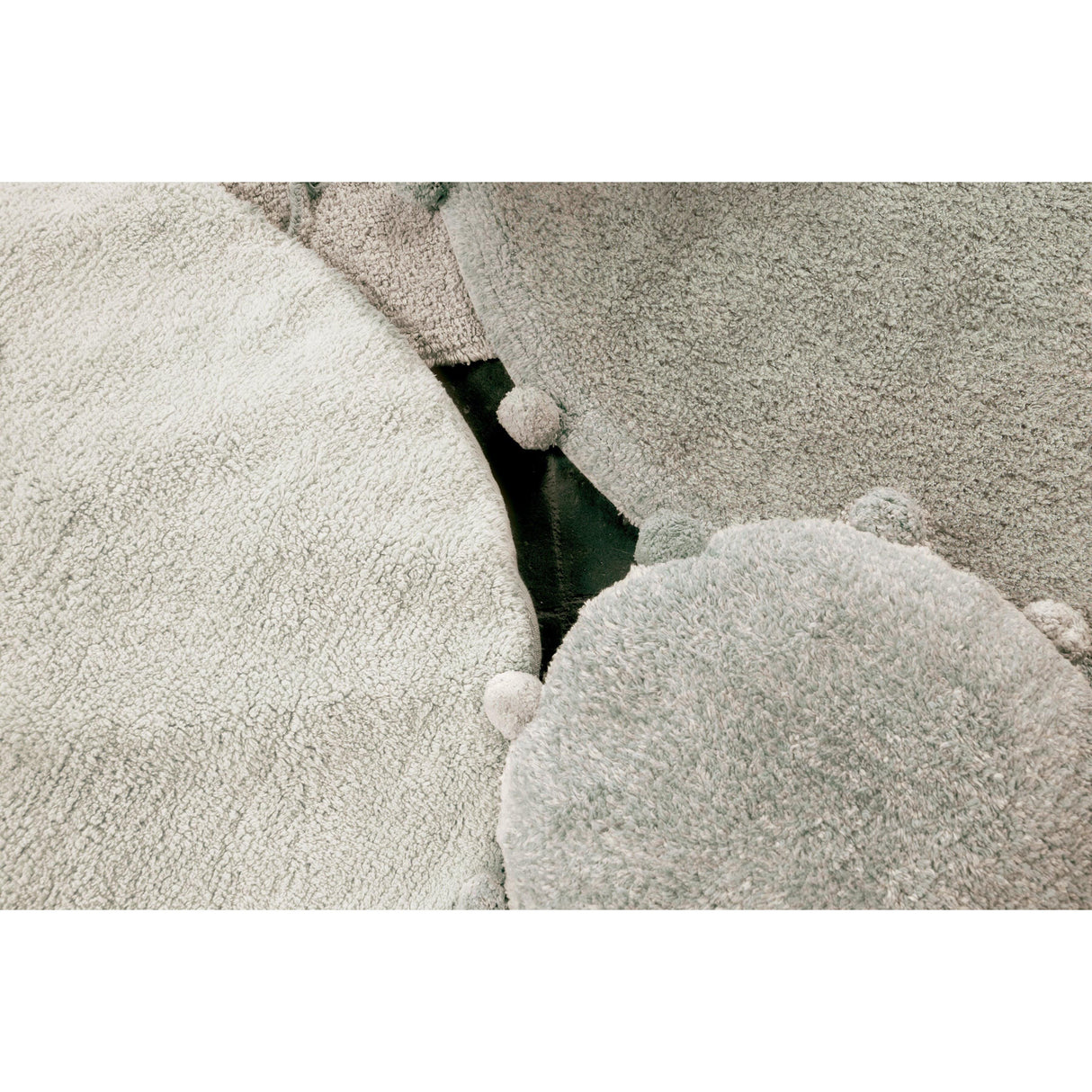 Rugs by Roo | Lorena Canals Bubbly Natural Olive Washable Area Rug-C-BUBBLY-OLV