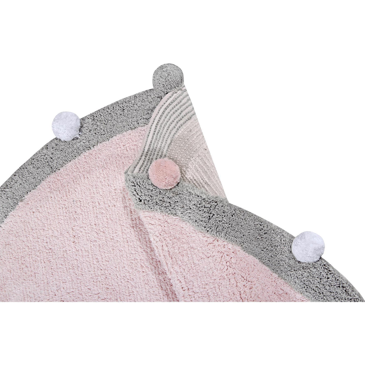 Rugs by Roo | Lorena Canals Bubbly Soft Pink Machine Washable Area Rug-C-BUBBLY-PK