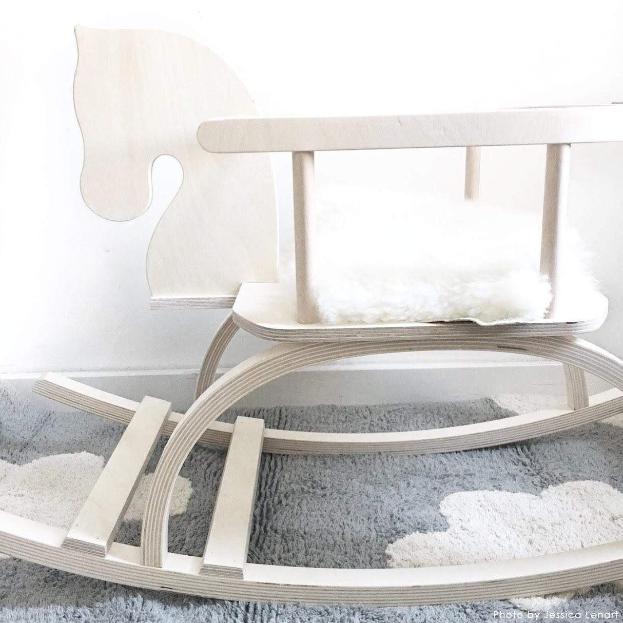 Rugs by Roo | Lorena Canals Clouds Grey Machine Washable Area Rug-C-CL-G