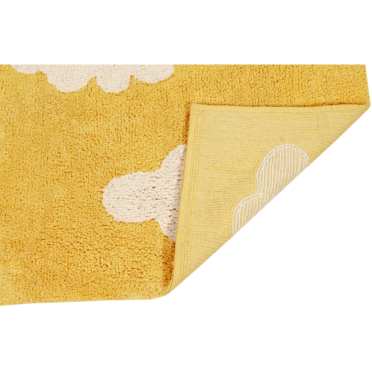 Rugs by Roo | Lorena Canals Clouds Mustard Machine Washable Area Rug-C-CL-MU