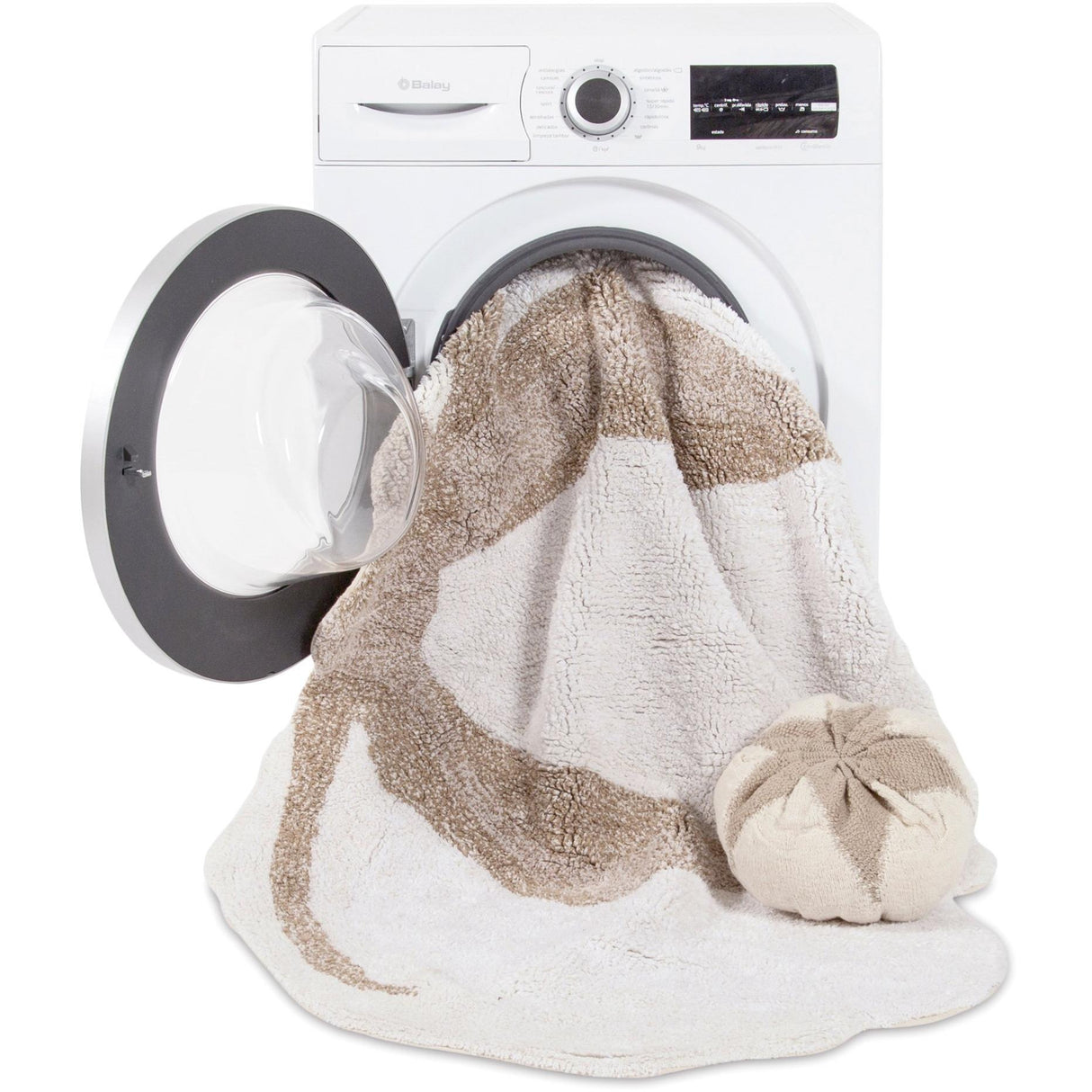 Rugs by Roo | Lorena Canals Cotton Flower Machine Washable Area Rug-C-COT-FLOWER