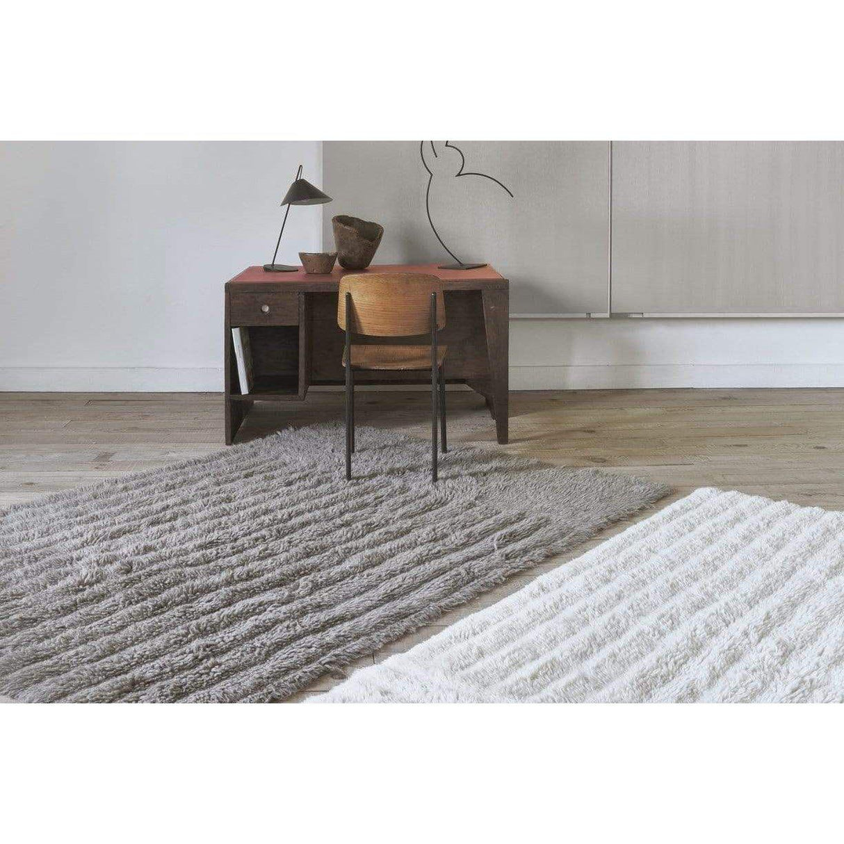 Rugs by Roo | Lorena Canals Dunes White Woolable Area Rug-WO-DUNES-WH-S
