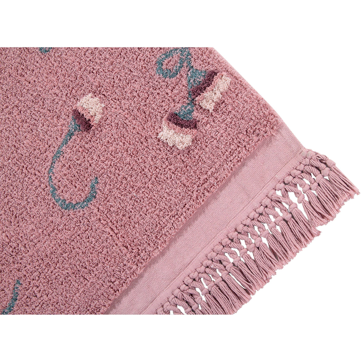 Rugs by Roo | Lorena Canals English Garden Ash Rose Machine Washable Area Rug-C-GARDEN-ASH